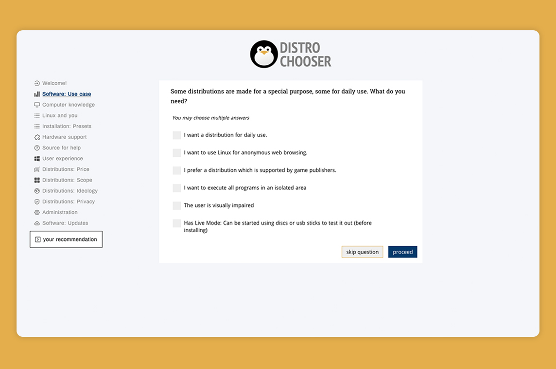 Distrochooser
