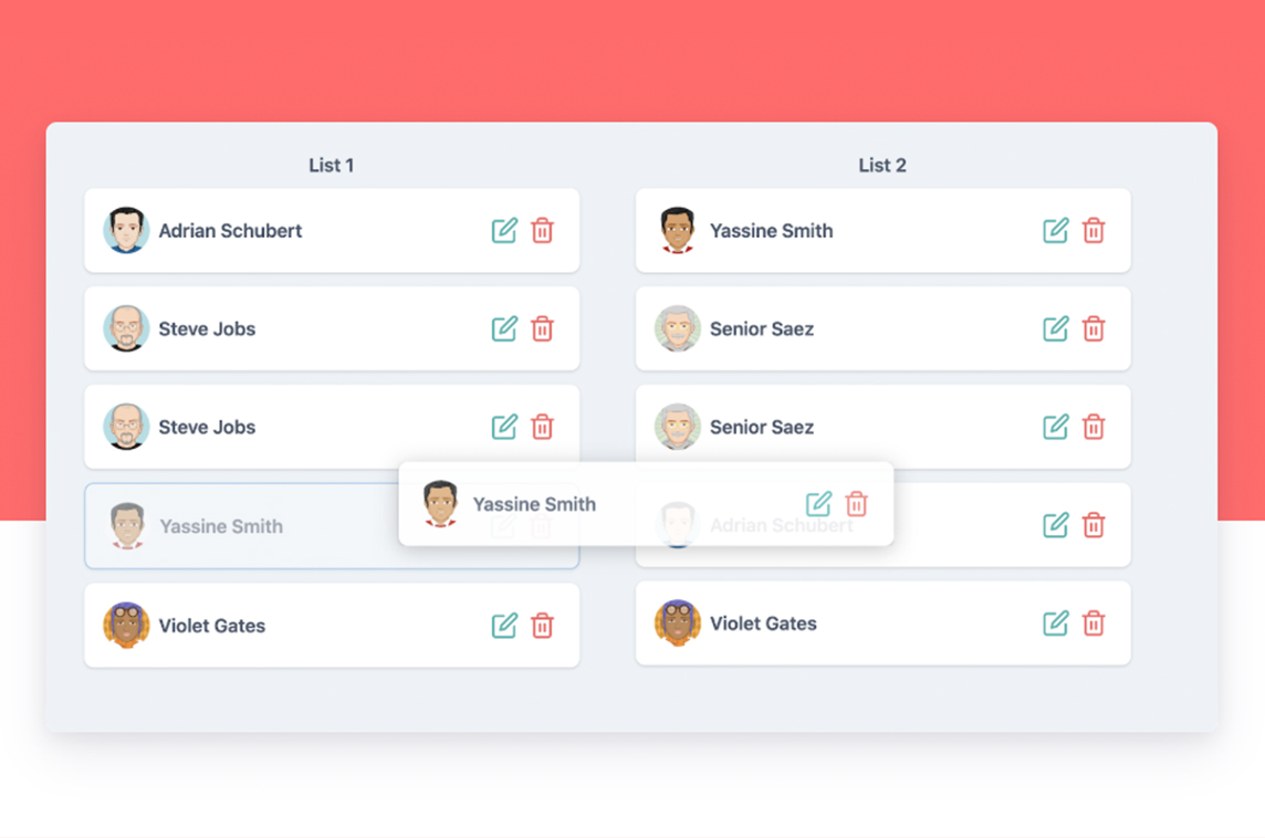 Draggable Kanban Board