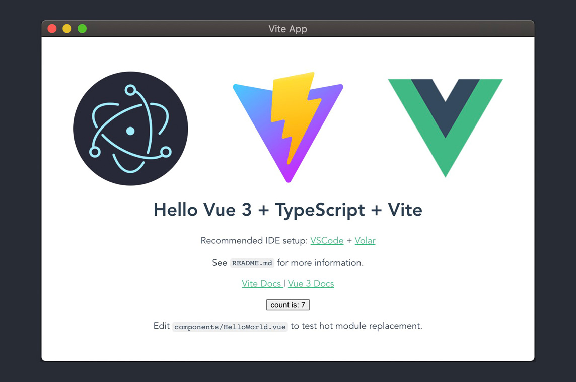 Electron Vue Vite