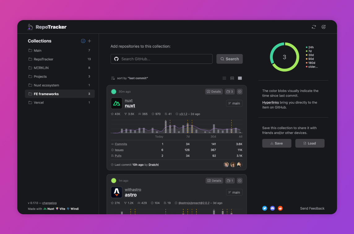 GithubTracker
