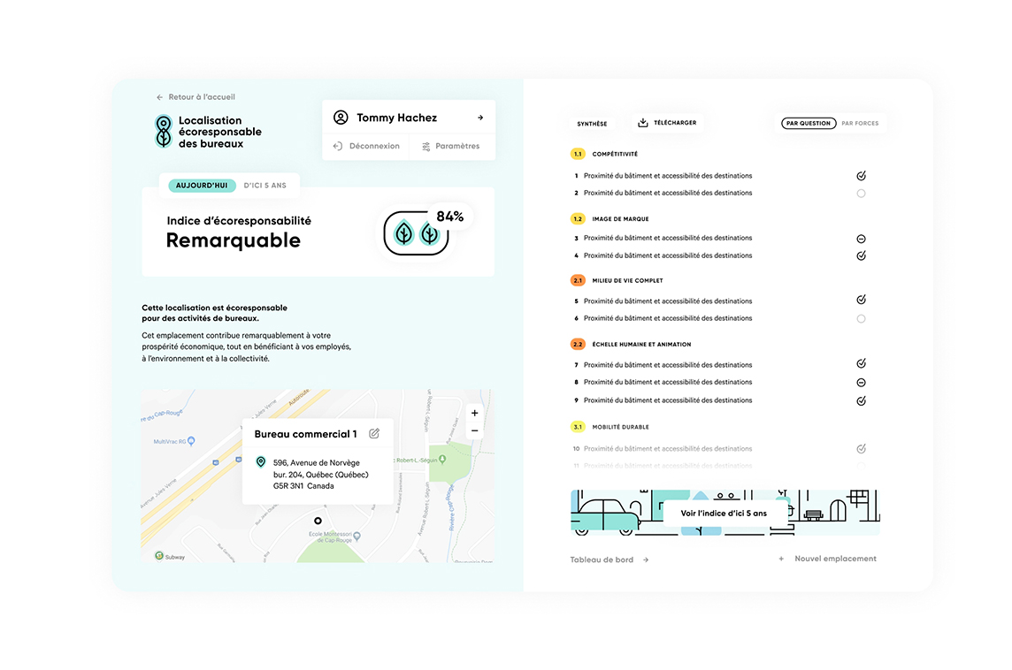 Localisation écoresponsable
