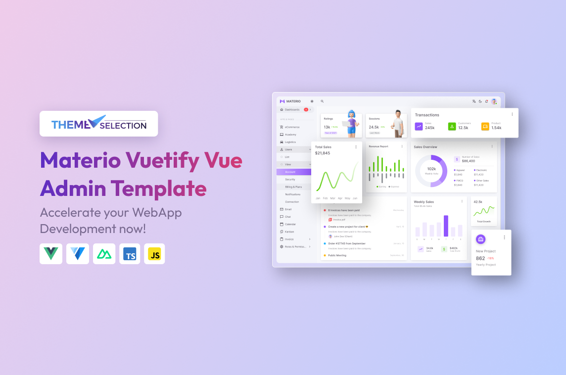 Materio Vuetify Admin