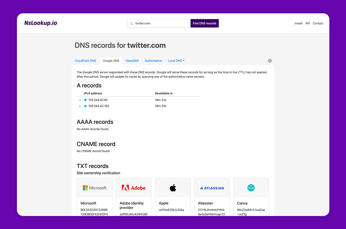 NsLookup.io