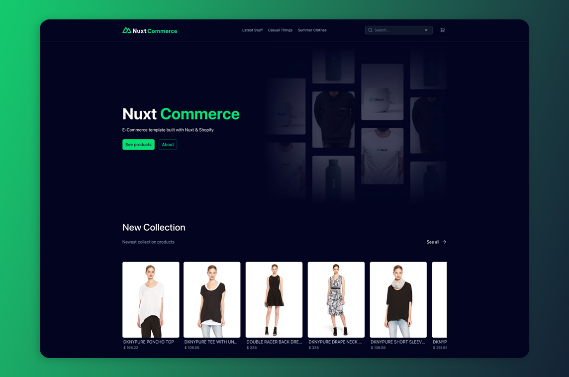 Nuxt Commerce
