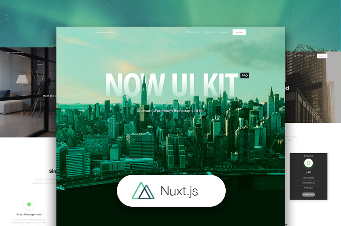 Nuxt Now UI Kit PRO