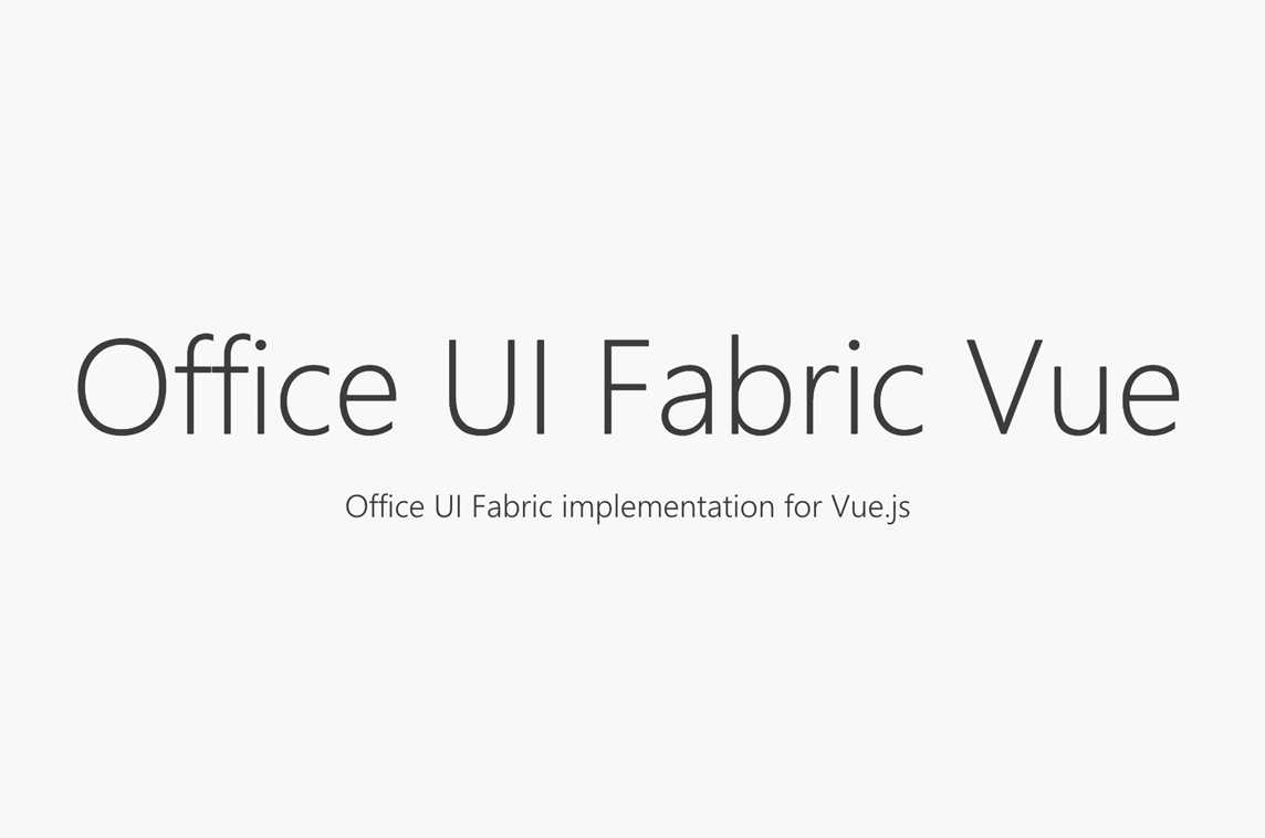 Office UI Fabric Vue