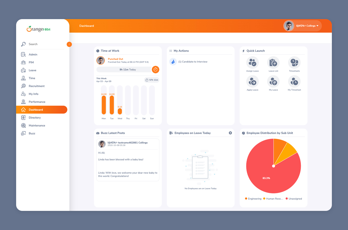 OrangeHRM