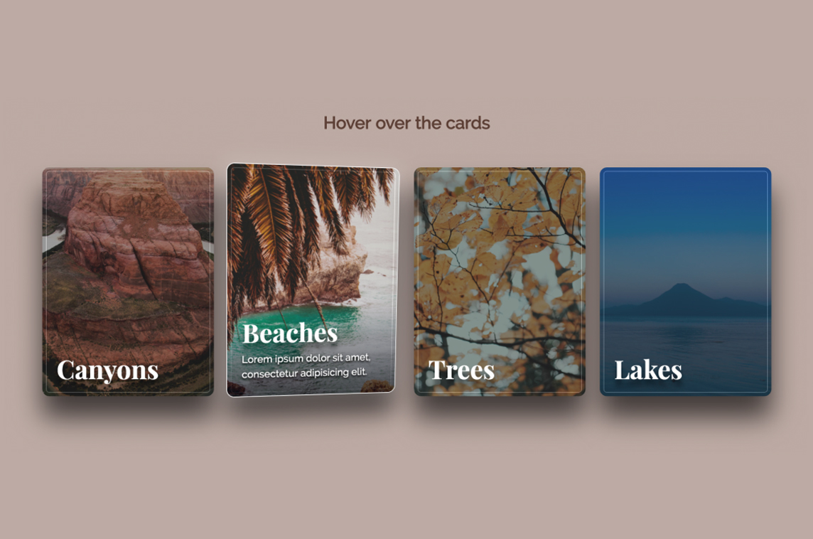 Parallax Depth Cards