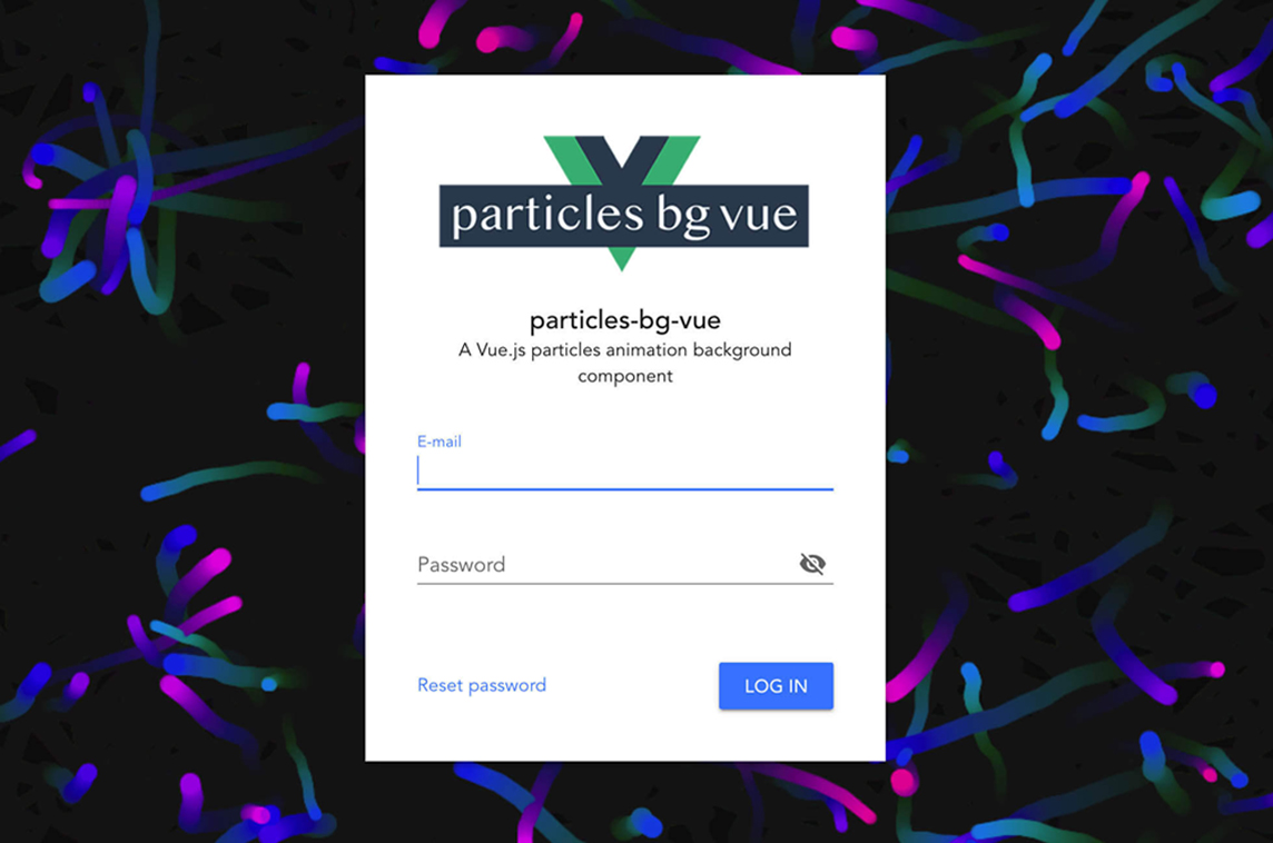 Particles BG Vue