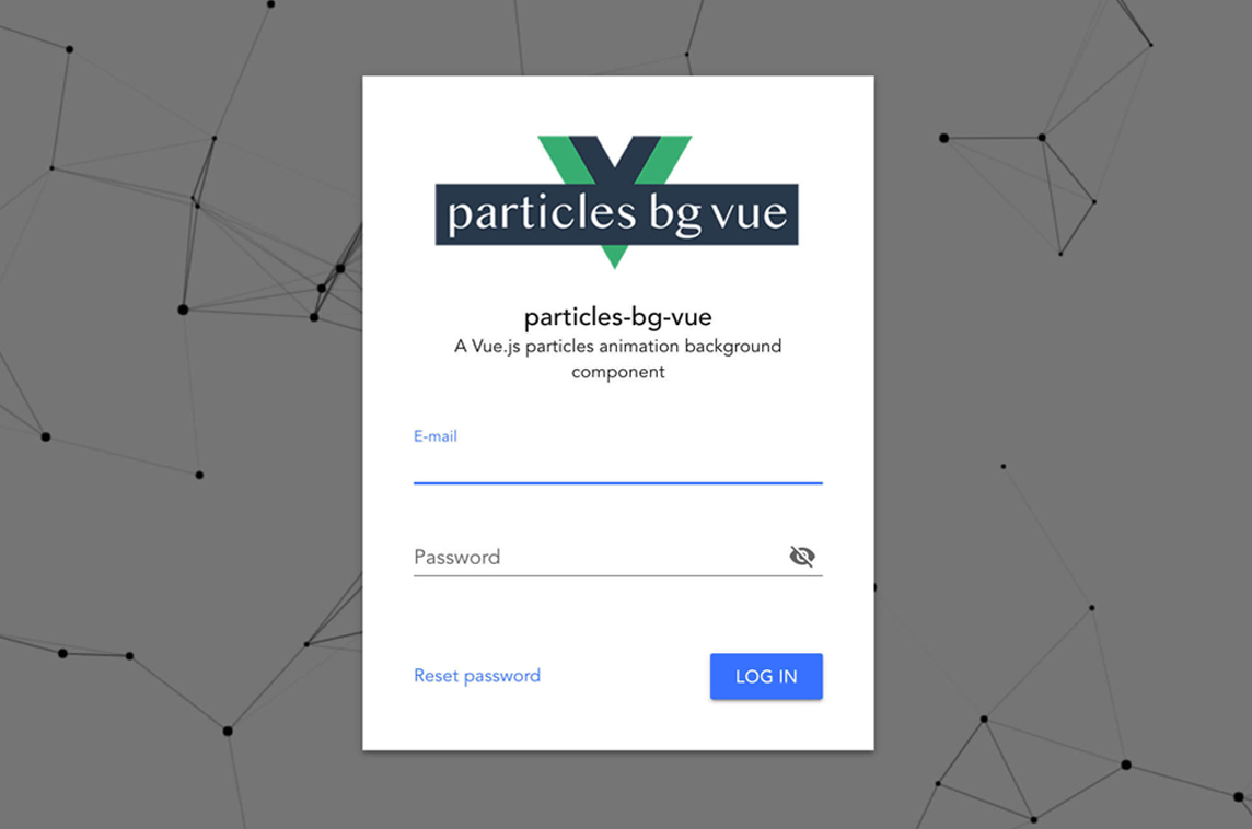 Particles BG Vue
