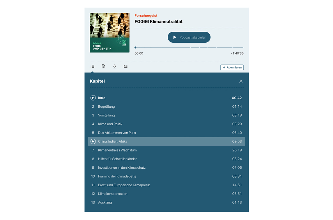 Podlove Web Player