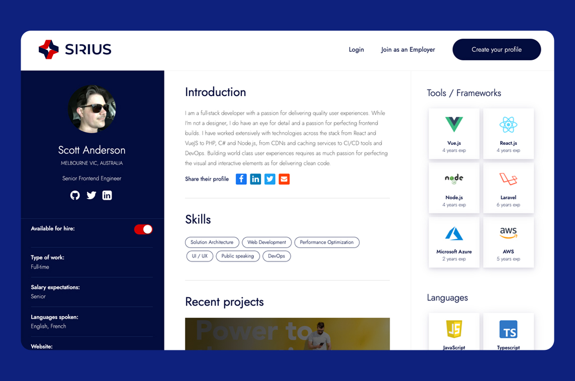 Sirius.dev