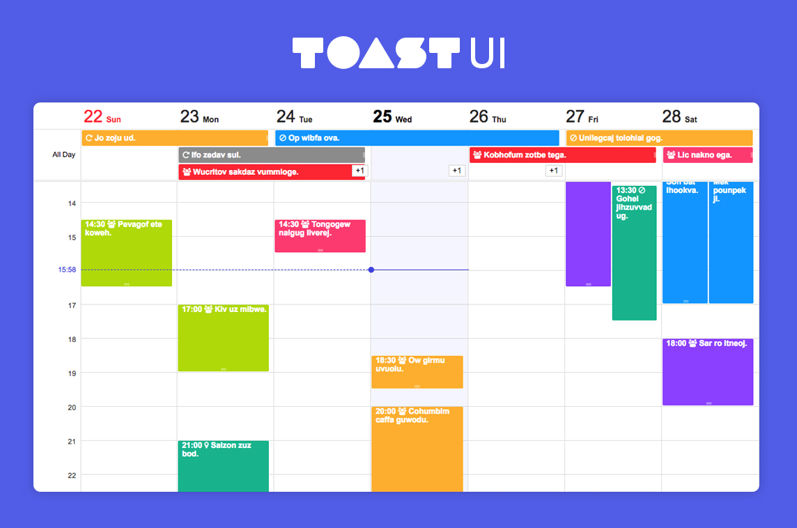 Toast UI Vue Calendar
