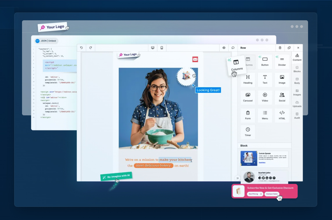 Unlayer Vue Email Editor