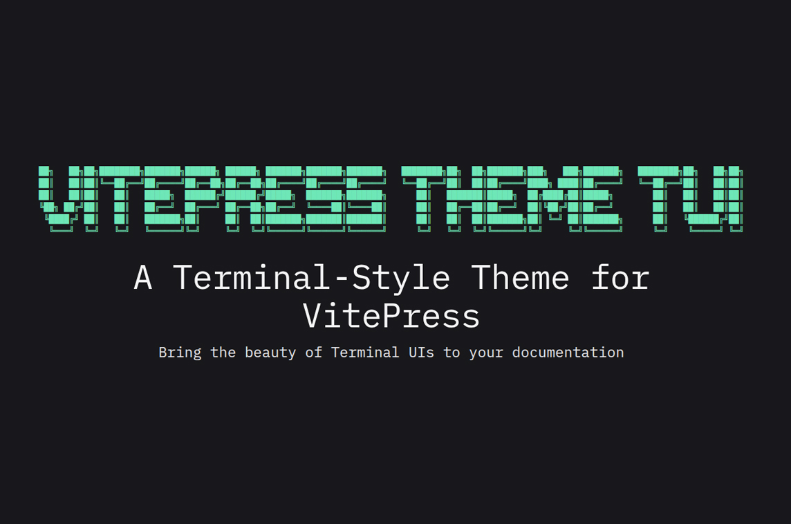 VitePress Theme TUI