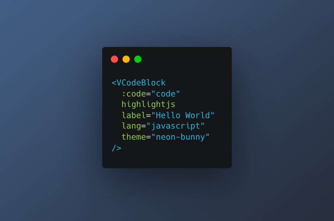 Vue 3 CodeBlock