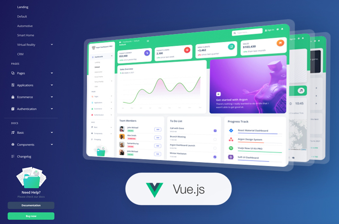 Vue Argon Dashboard Pro