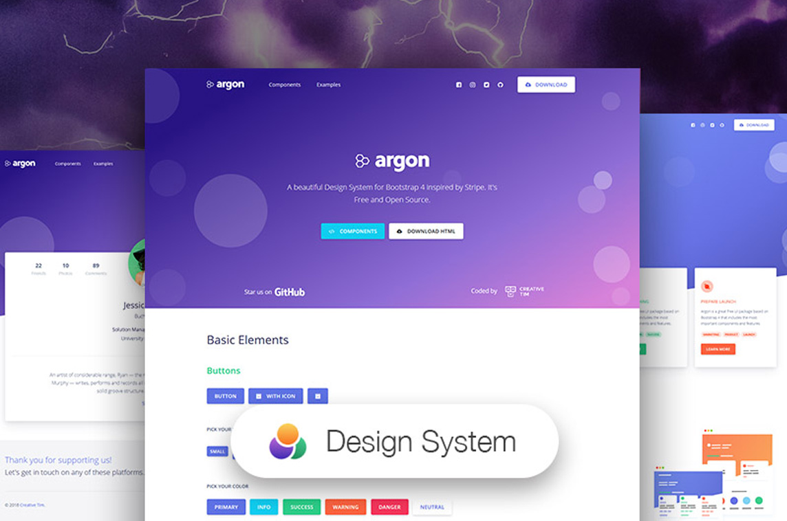 Vue Argon Design System