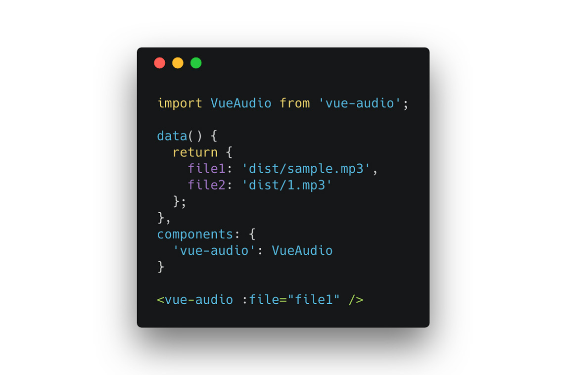 Vue Audio