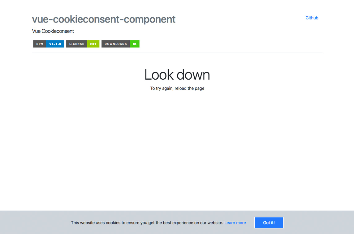 Vue Cookieconsent