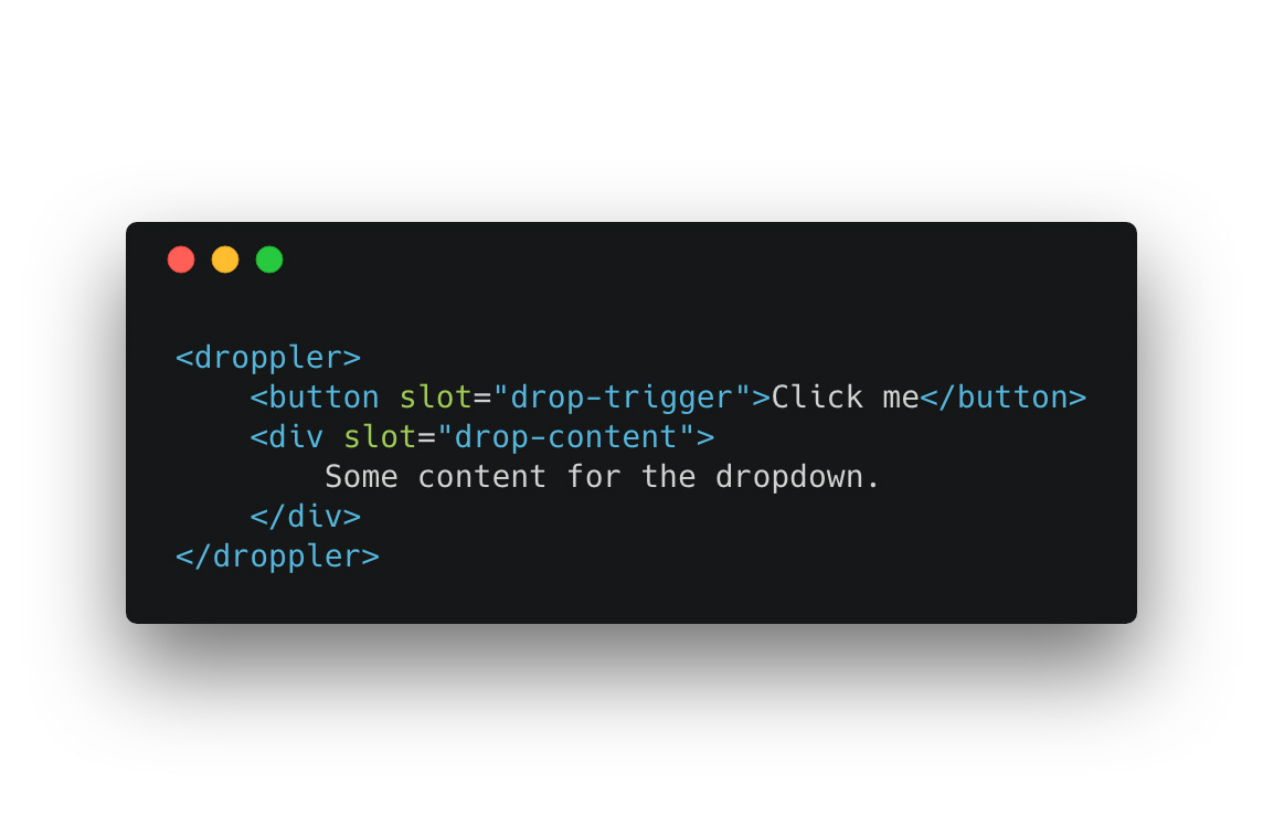 Vue Droppler