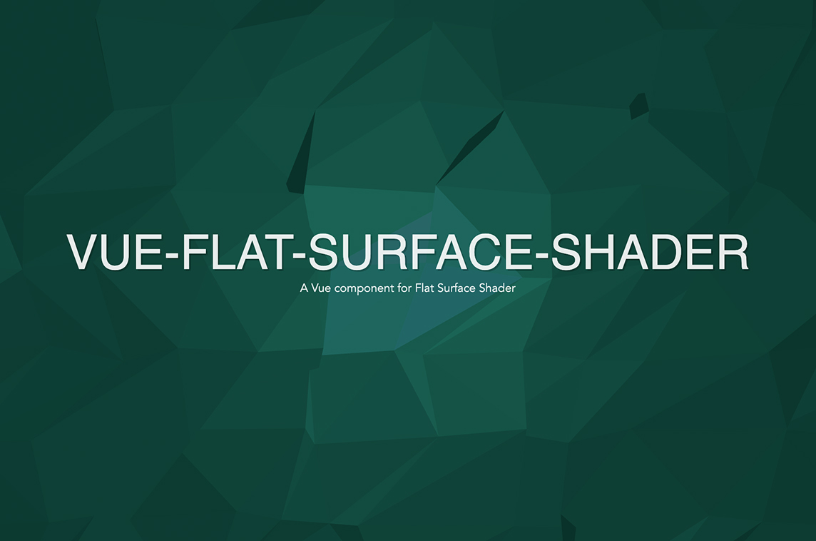 Vue Flat Surface Shader