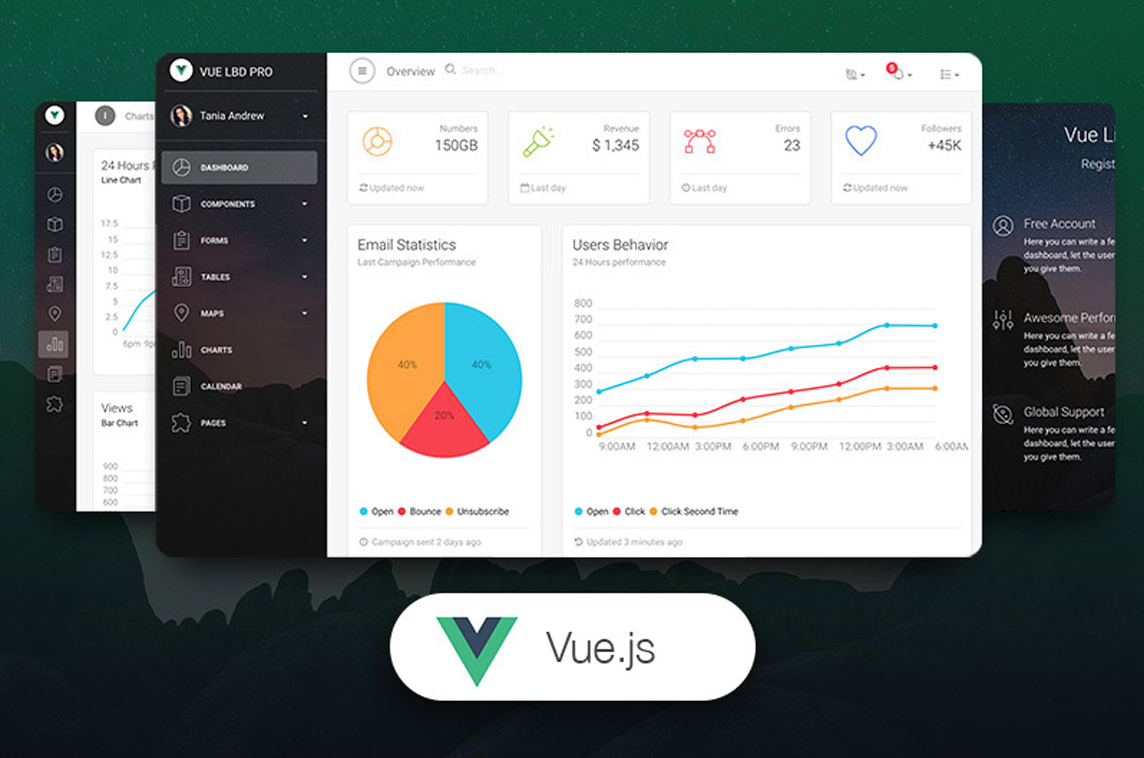 Vue Light Bootstrap Dashboard PRO