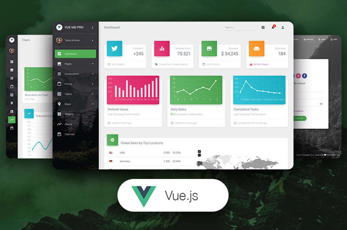 Vue Material Dashboard PRO