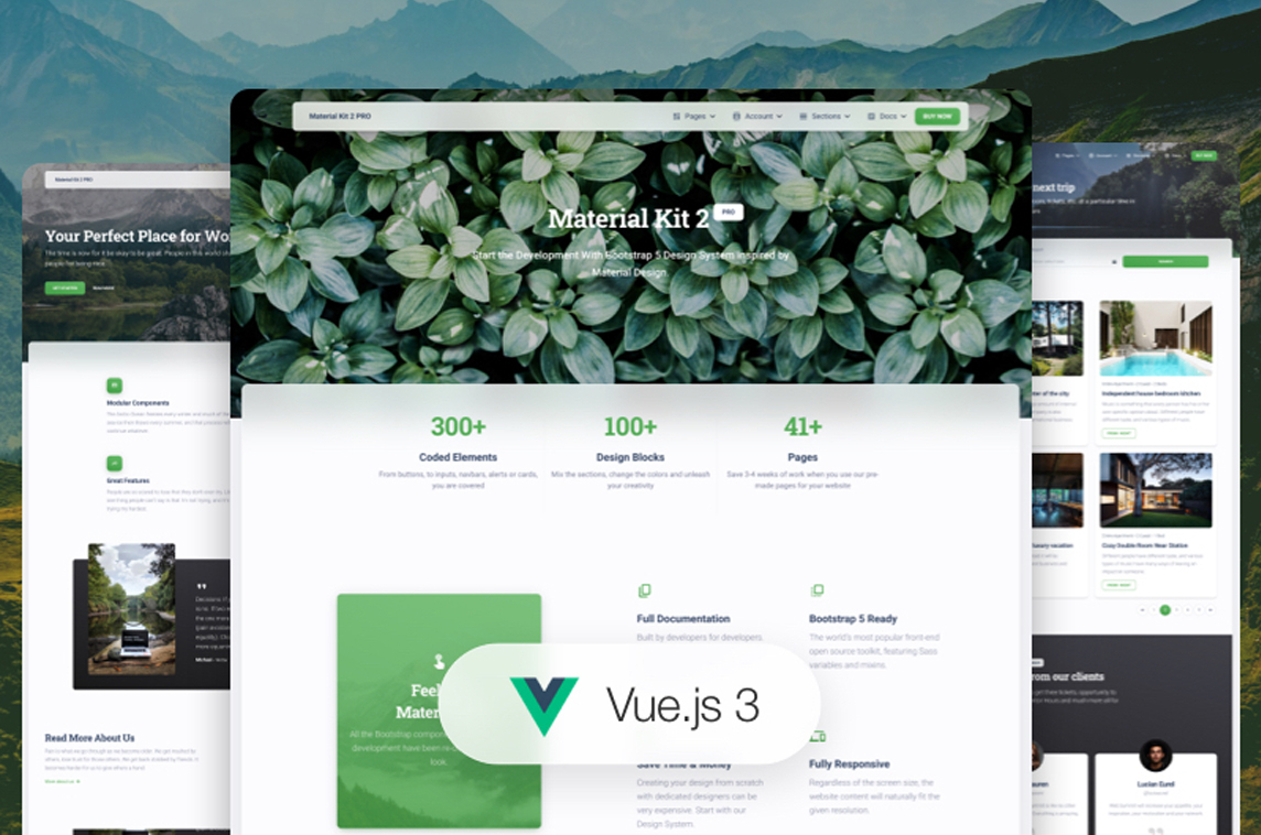 Vue Material Kit Pro
