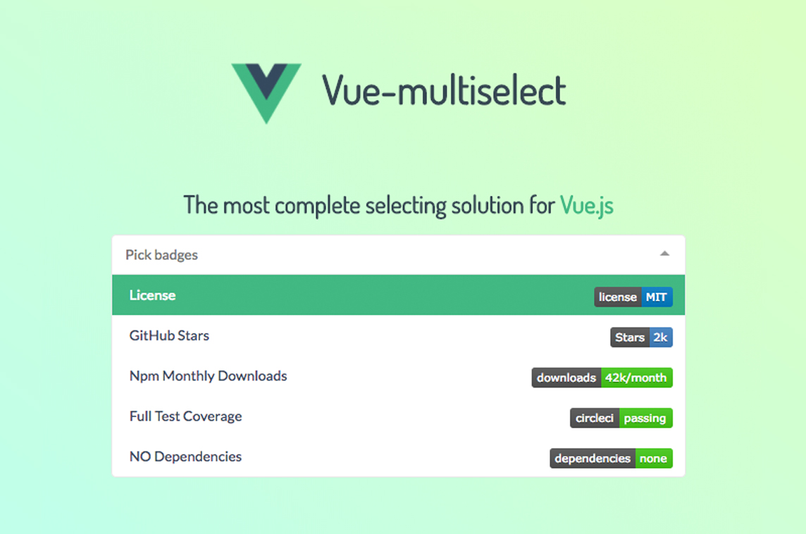Vue Multiselect