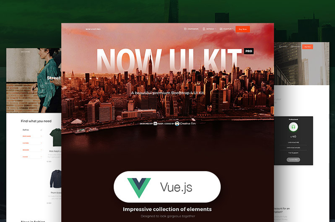 Vue Now UI Kit PRO