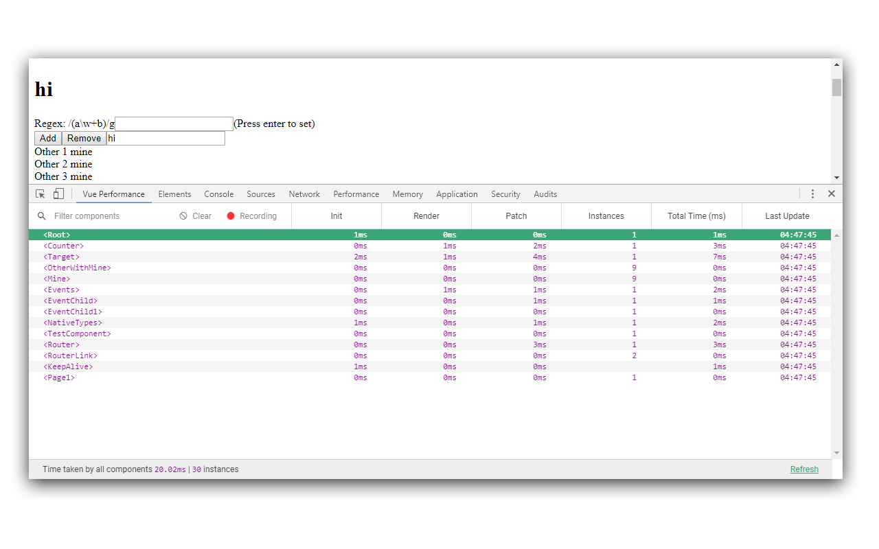 Vue Performance Devtool