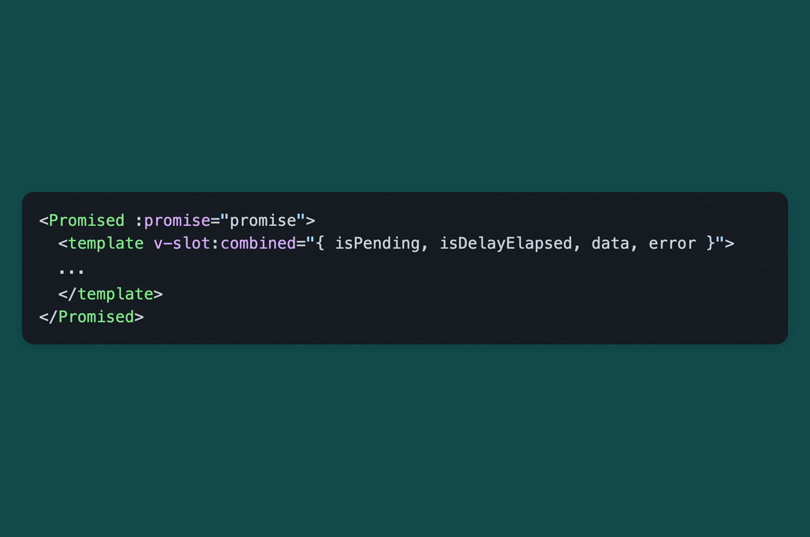 Vue Promised