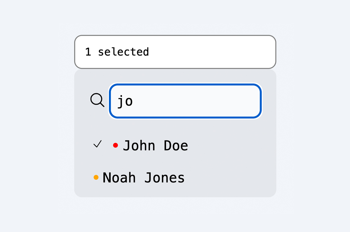 Vue Search Select