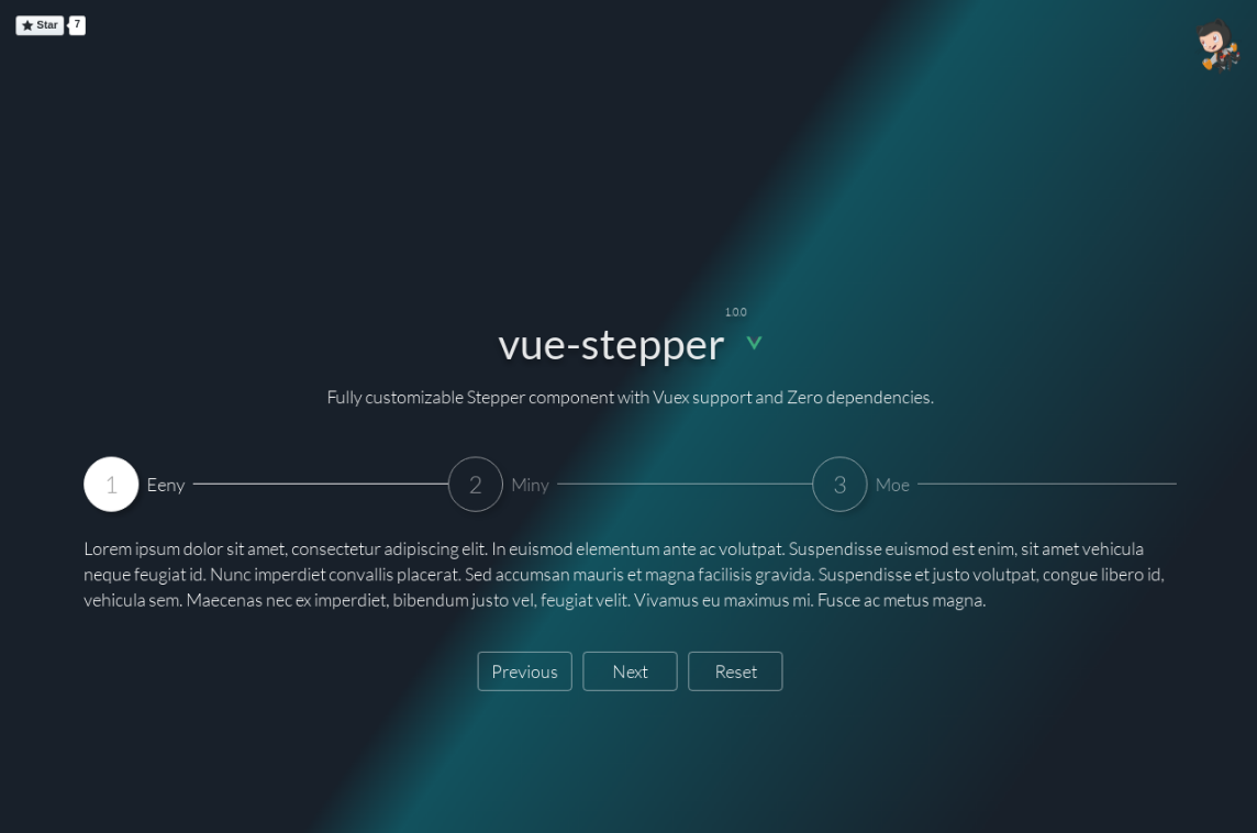 Vue Stepper