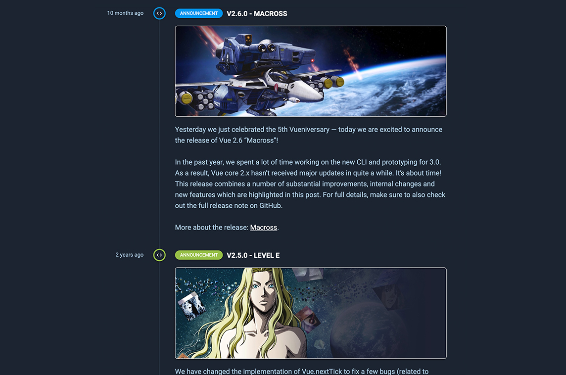 Vue Timeline