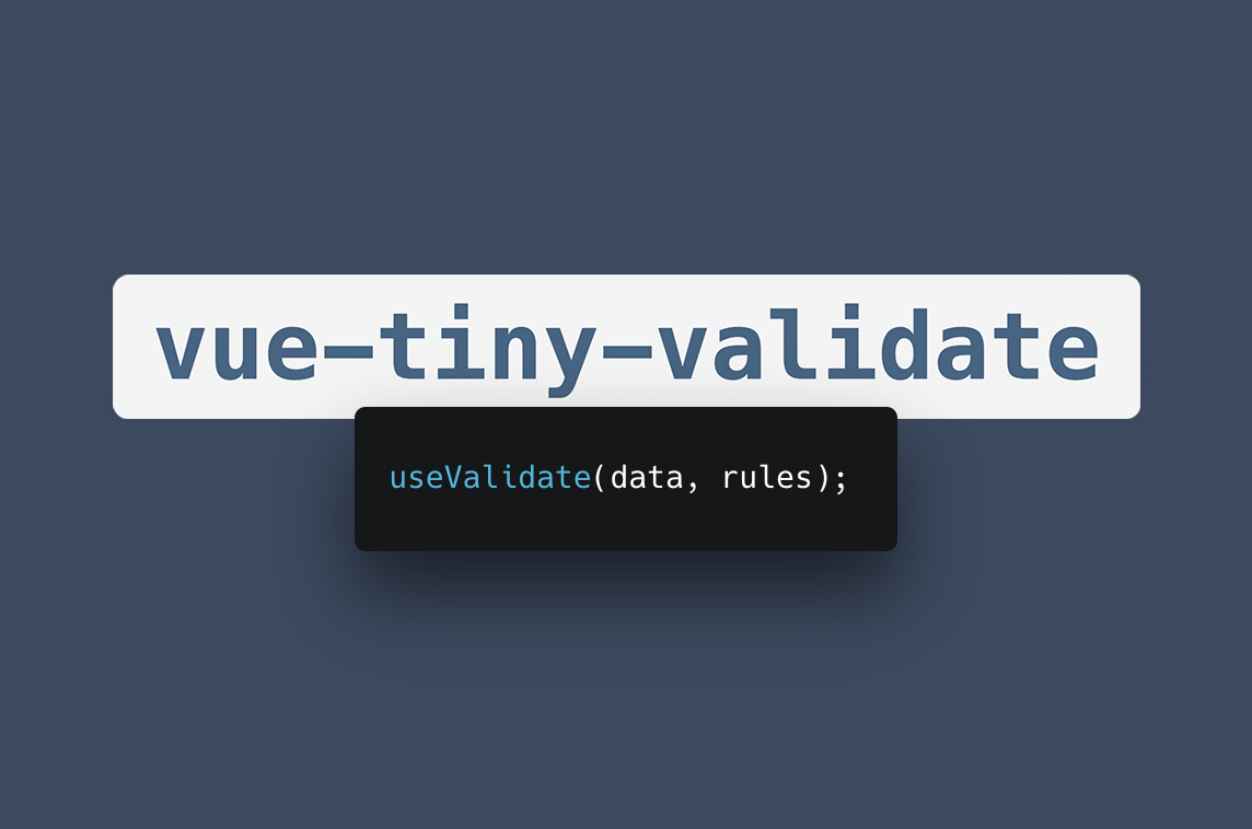 Vue Tiny Validate
