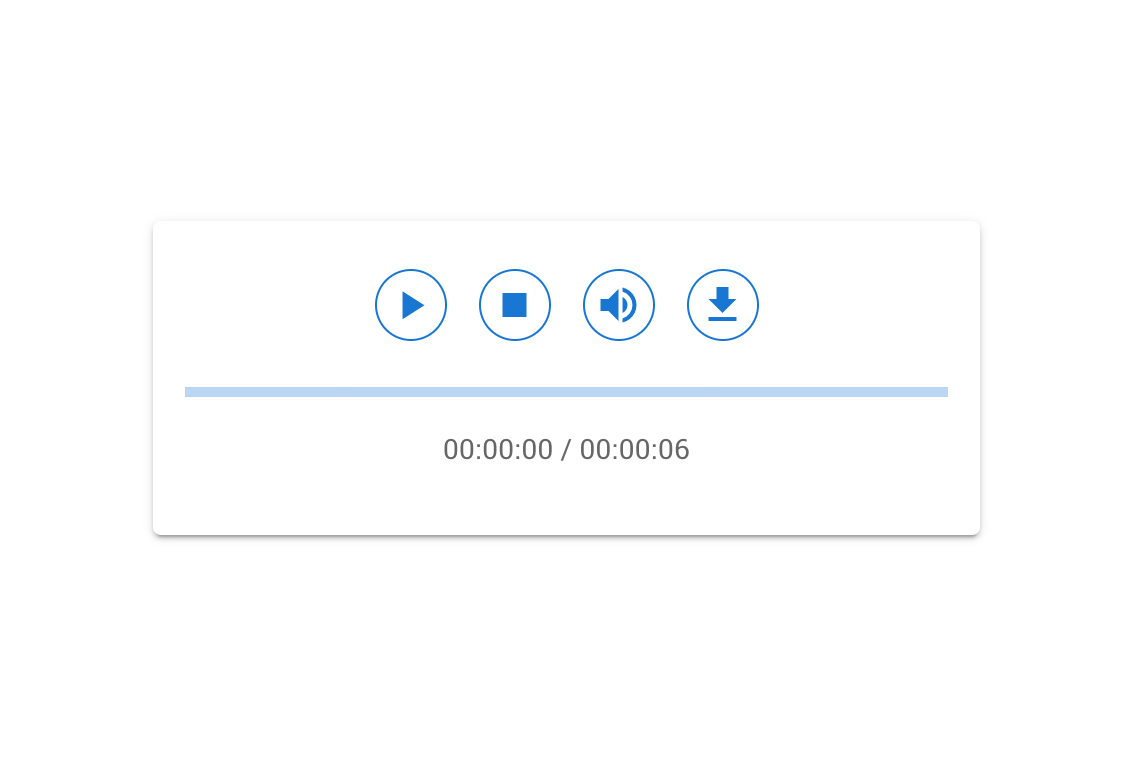 Vuetify Audio