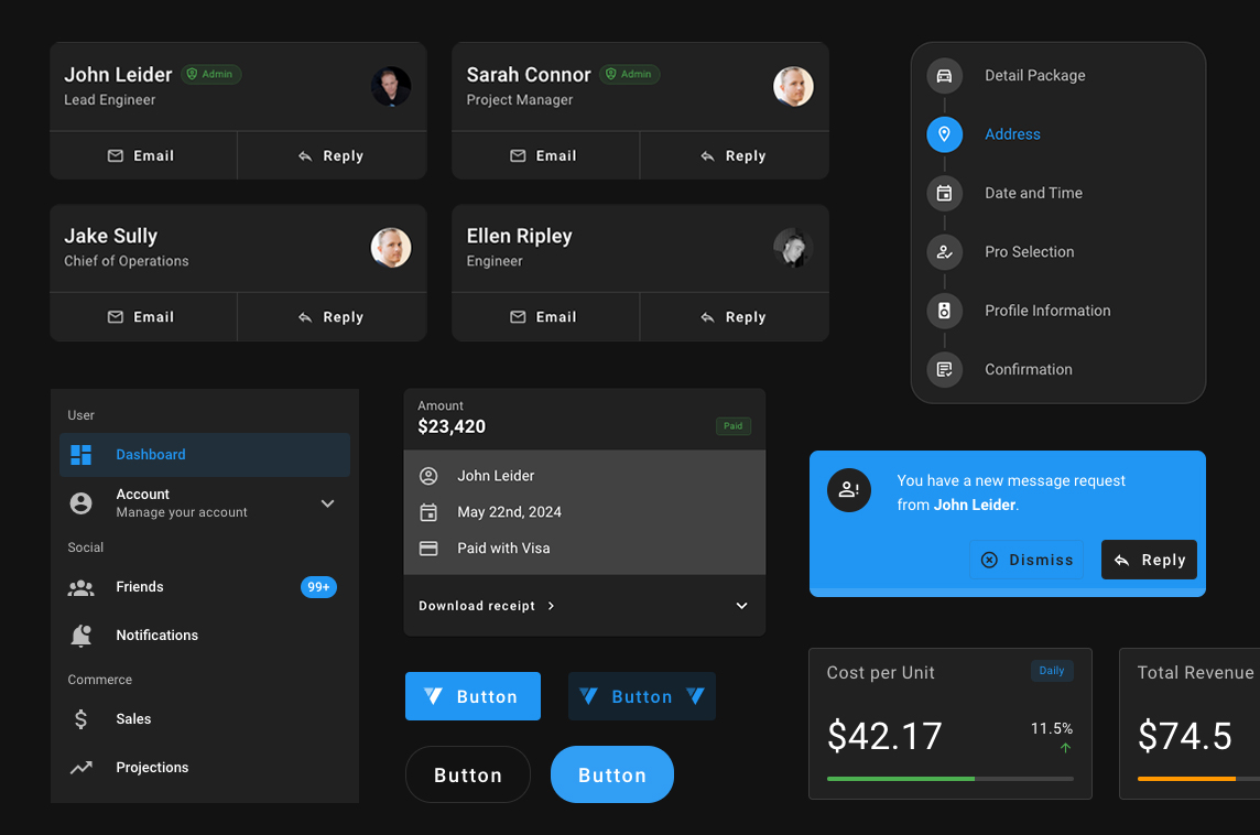 Vuetify Snips