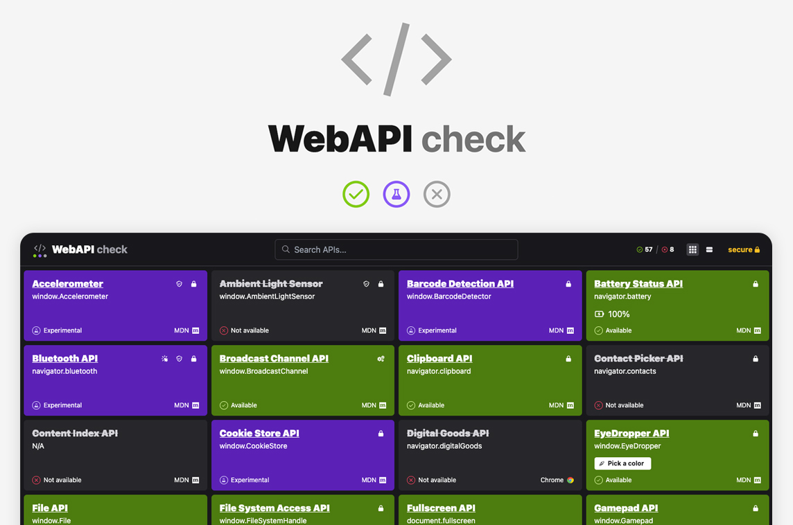 WebAPI Check